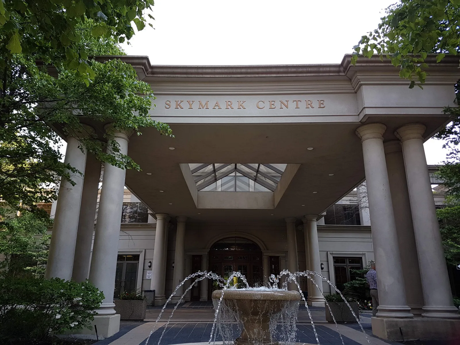 The facade of Skymark Condominiums