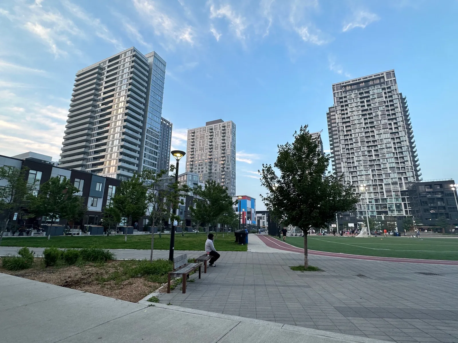 The facade of EVOLV Apartments