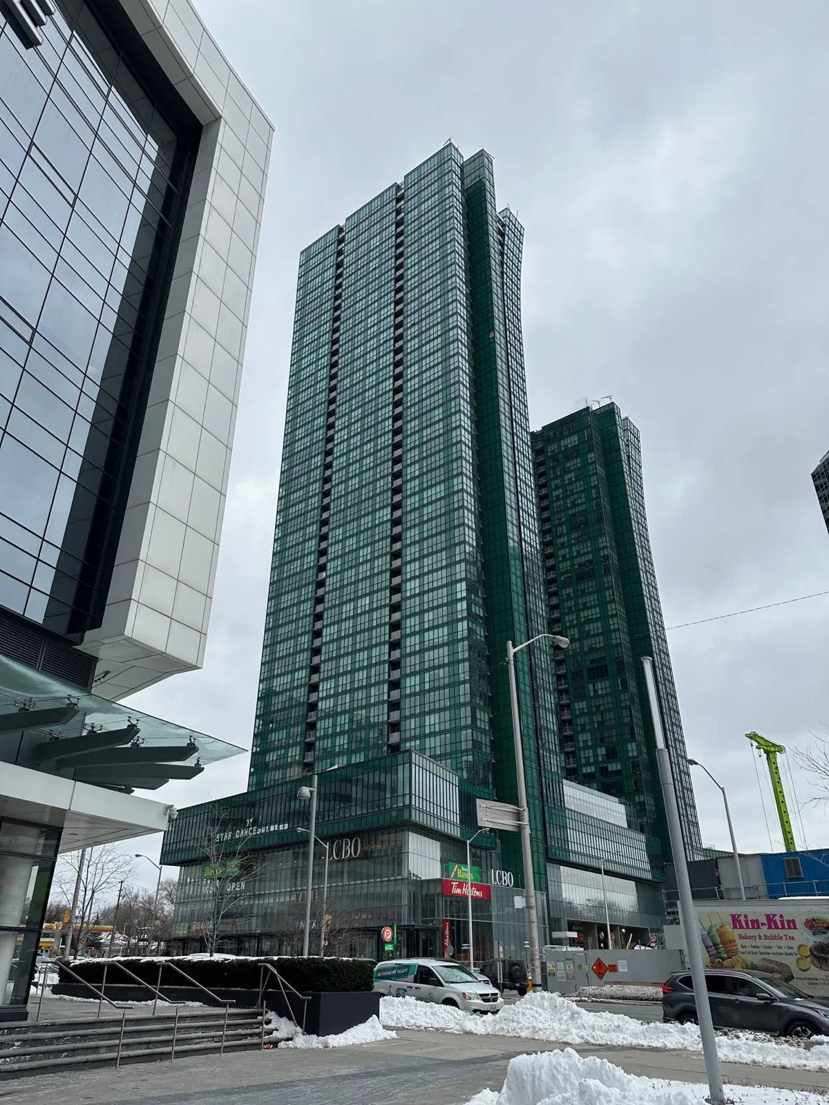 The facade of Emerald Park