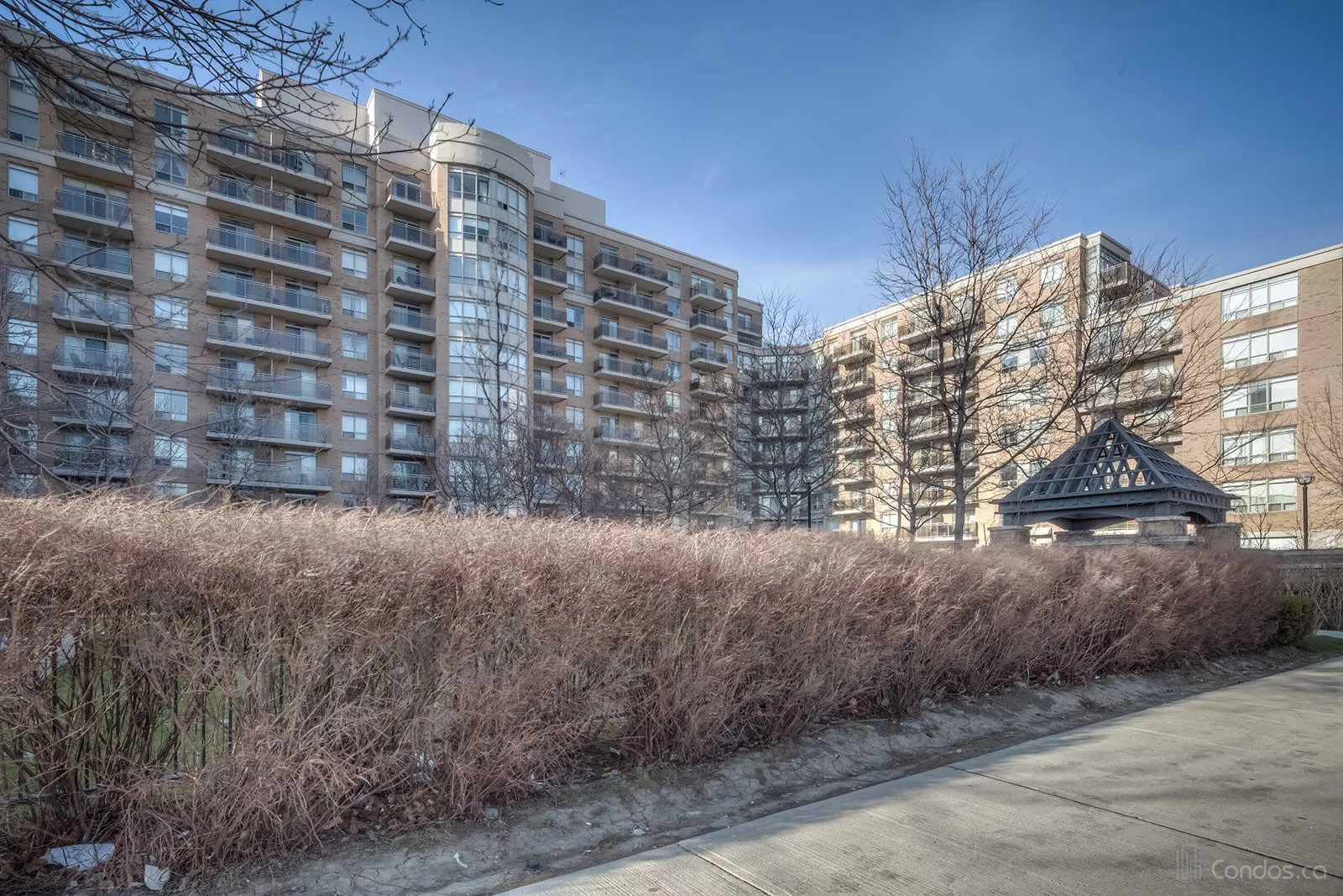 The facade of The Shermount