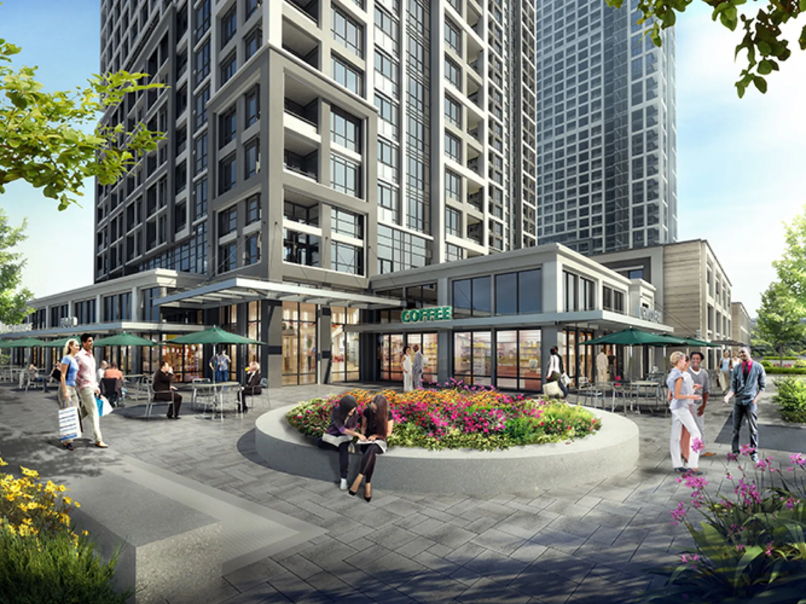 The facade of Islington Terrace