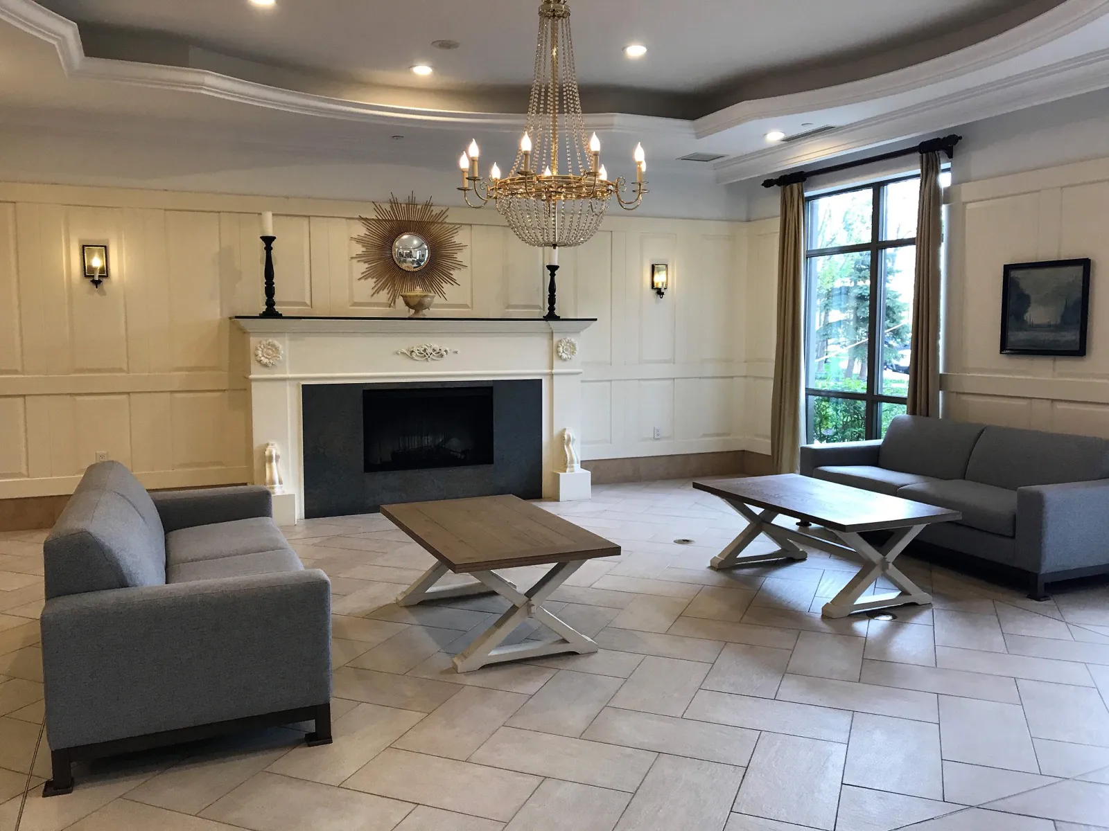 The facade of Mansions of Humberwood