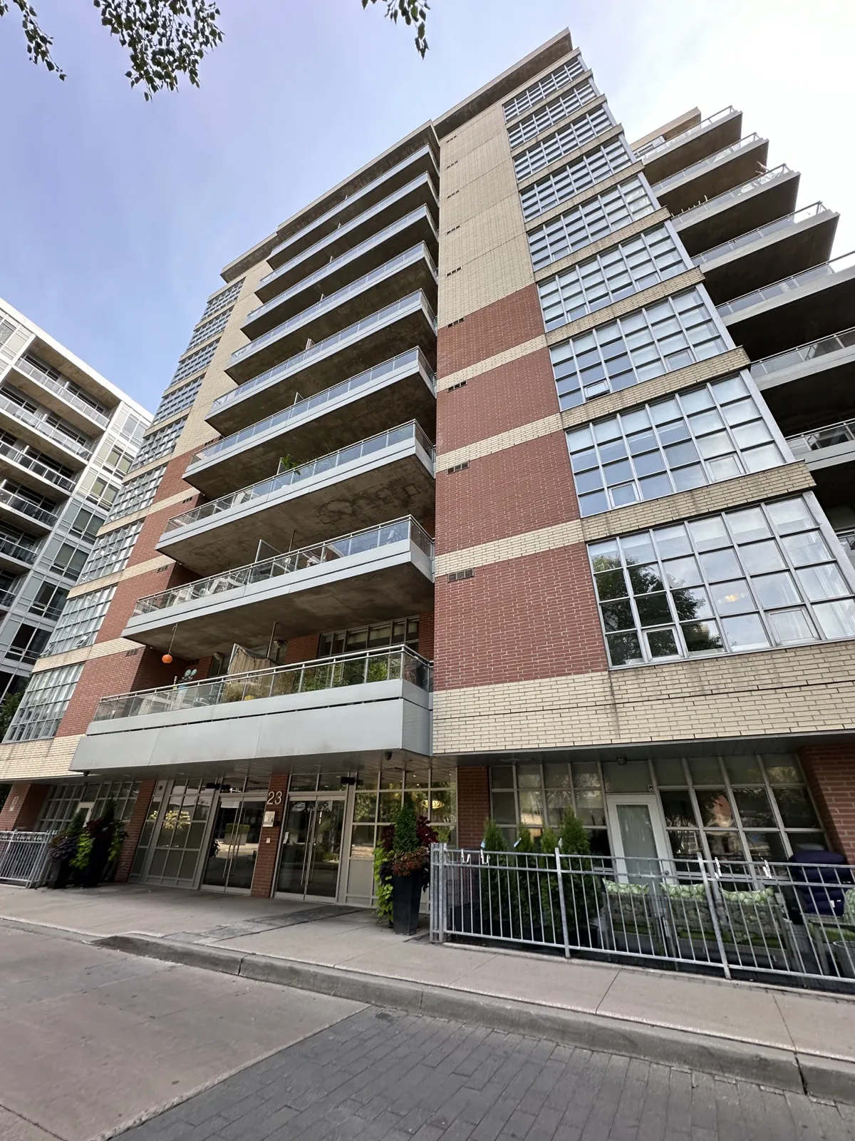 The facade of Quad Lofts