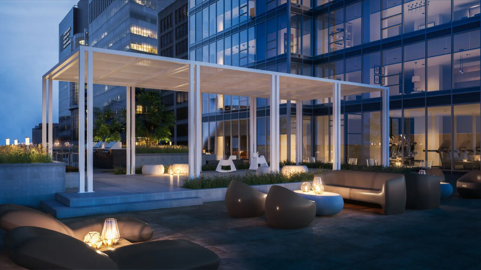 The facade of The Livmore