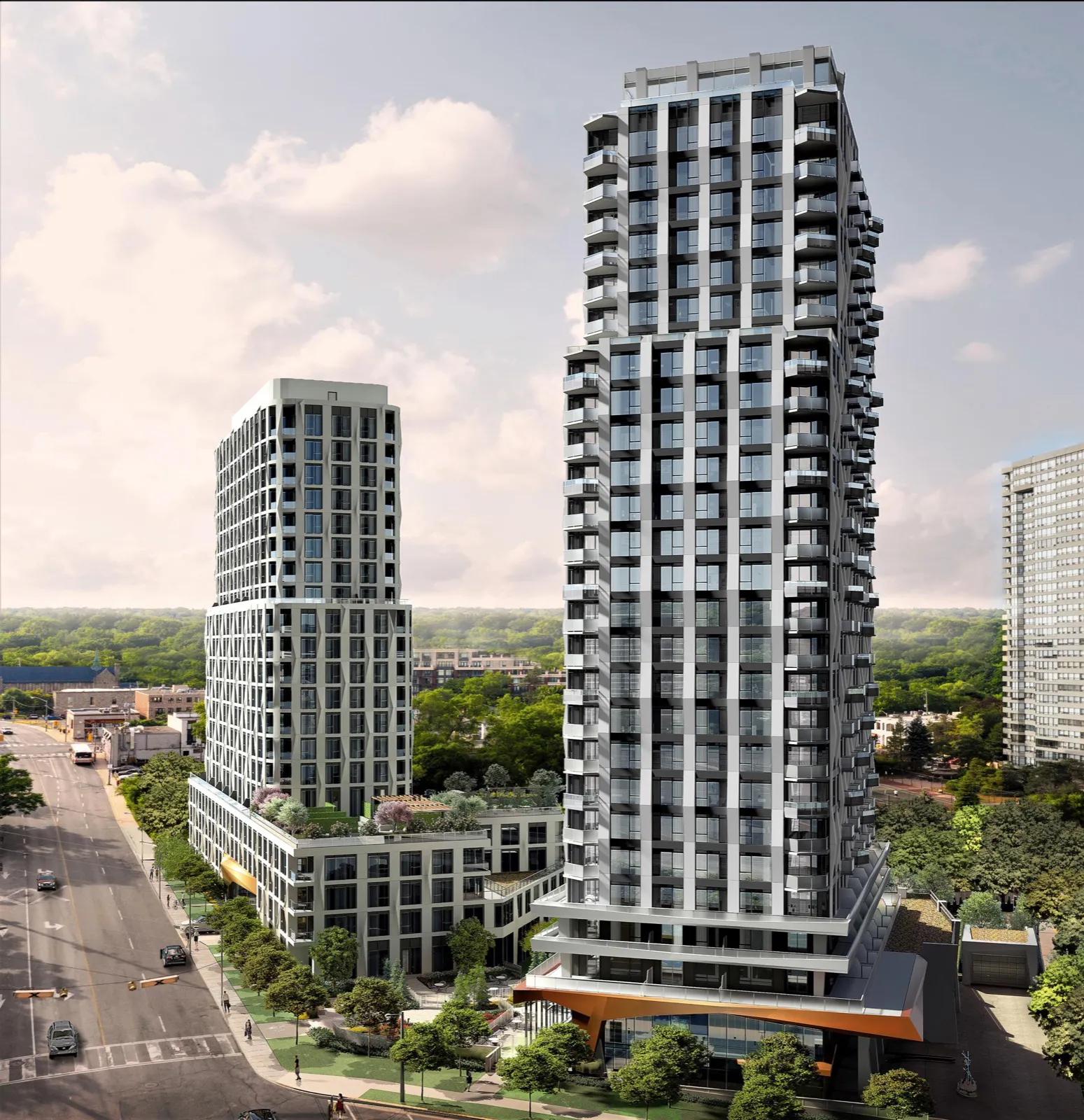 The facade of Westerly 2